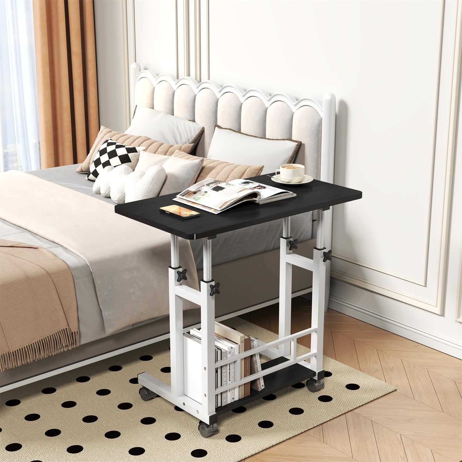 Mesa de 80x40 cm con amplia superficie